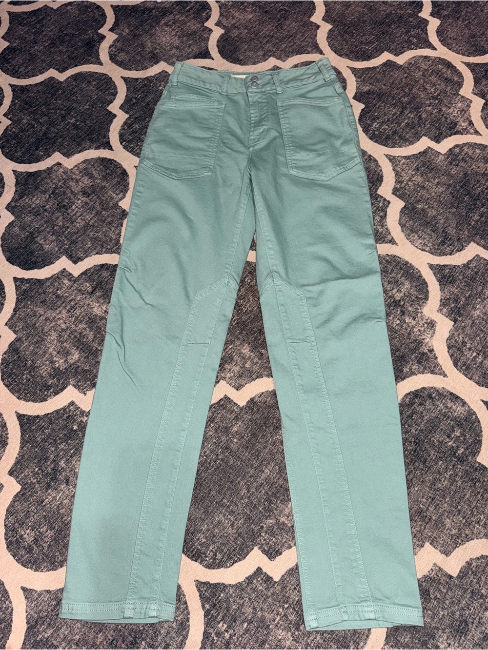 Pilcro light sage green utility chino pants 28 T